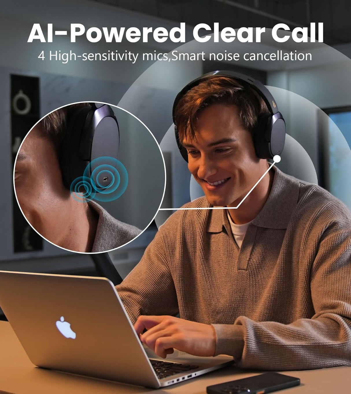 Edifier WH950NB (2025) Hybrid Active Noise Cancelling Wireless Headphones