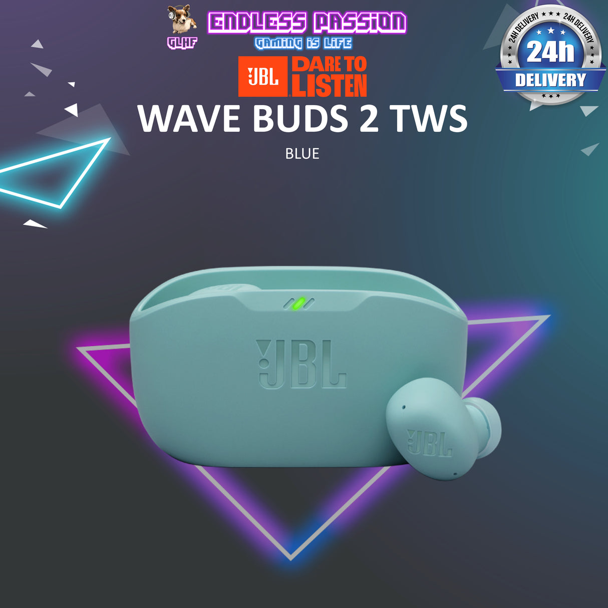 JBL Wave Buds 2 True Wireless Noise Cancelling Earbuds