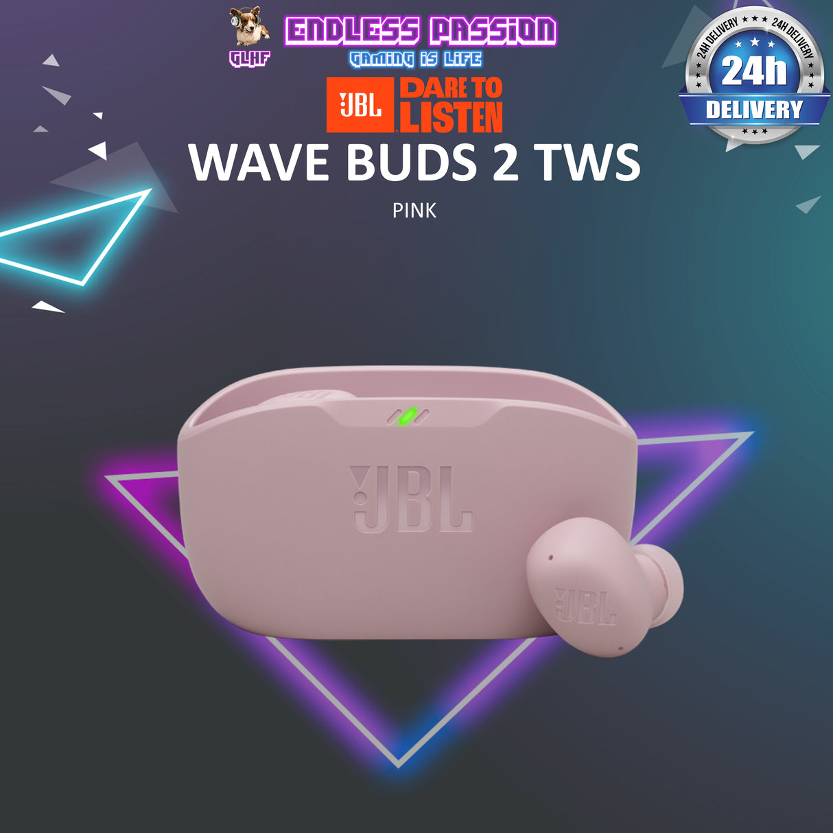 JBL Wave Buds 2 True Wireless Noise Cancelling Earbuds