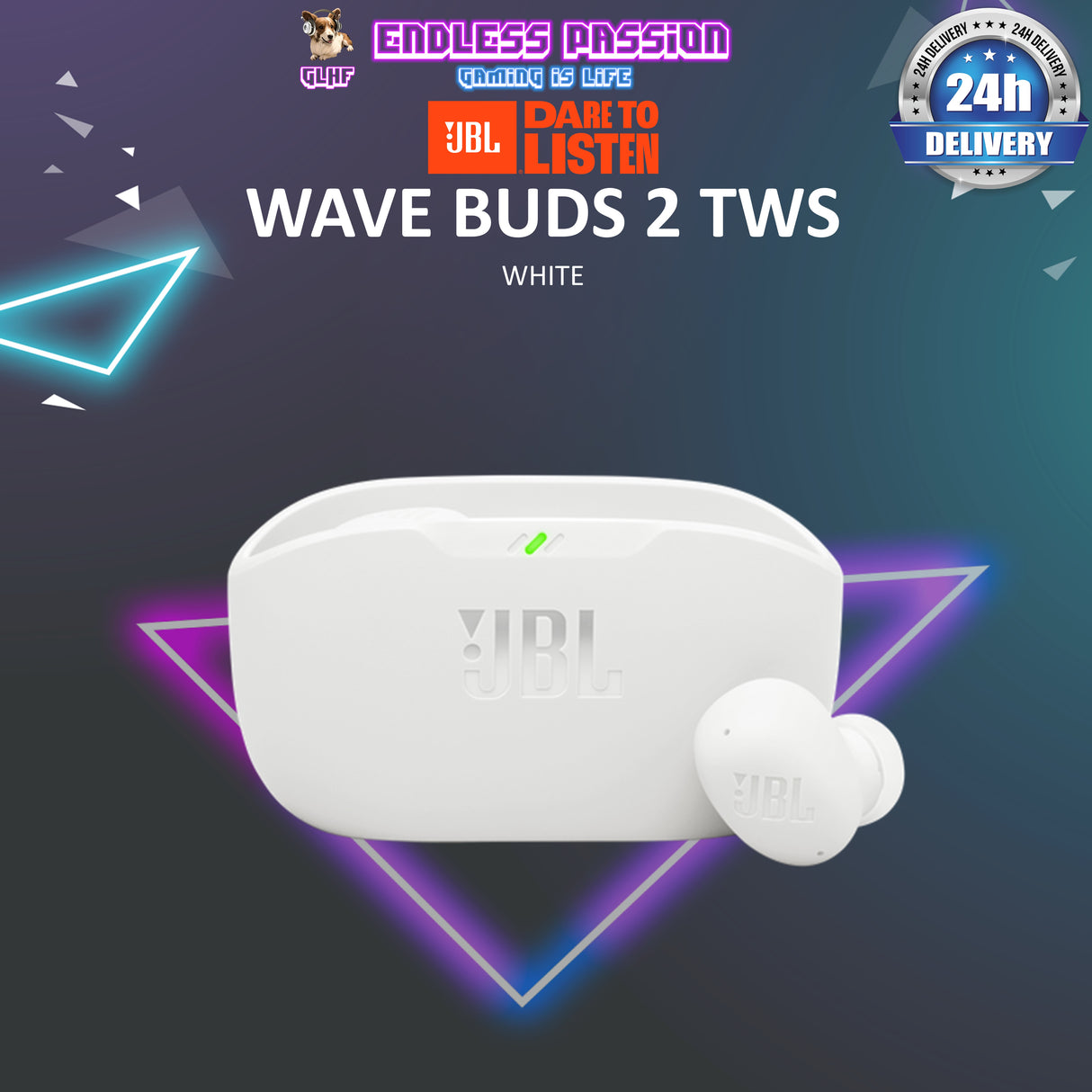 JBL Wave Buds 2 True Wireless Noise Cancelling Earbuds