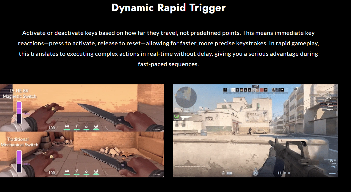 Lemokey L5 HE Wired Magnetic Switch Custom Gaming Keyboard