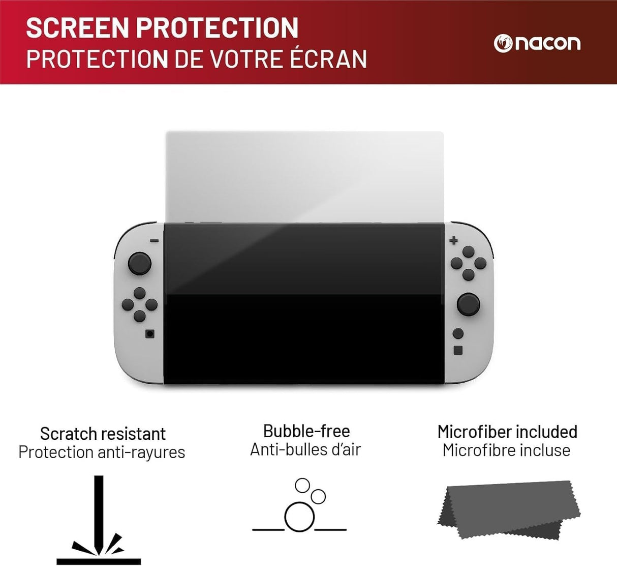 Nacon Black Case and Protection Pack for Nintendo Switch 2