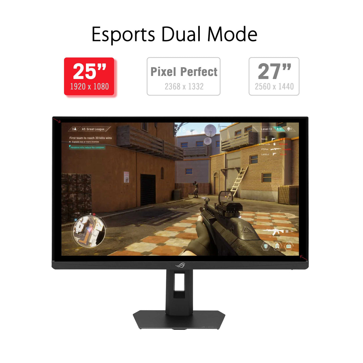 ASUS ROG Strix XG27AQNGV QHD Ultrafast IPS Pulsar Gaming Monitor - 360Hz, Flat