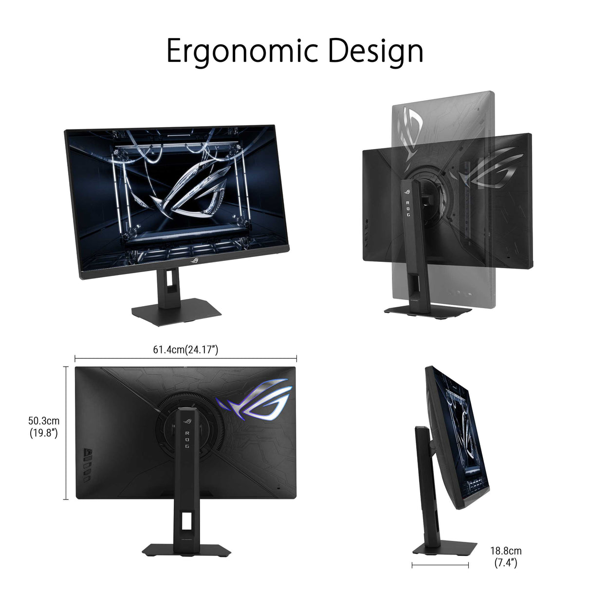 ASUS ROG Strix XG27AQNGV QHD Ultrafast IPS Pulsar Gaming Monitor - 360Hz, Flat