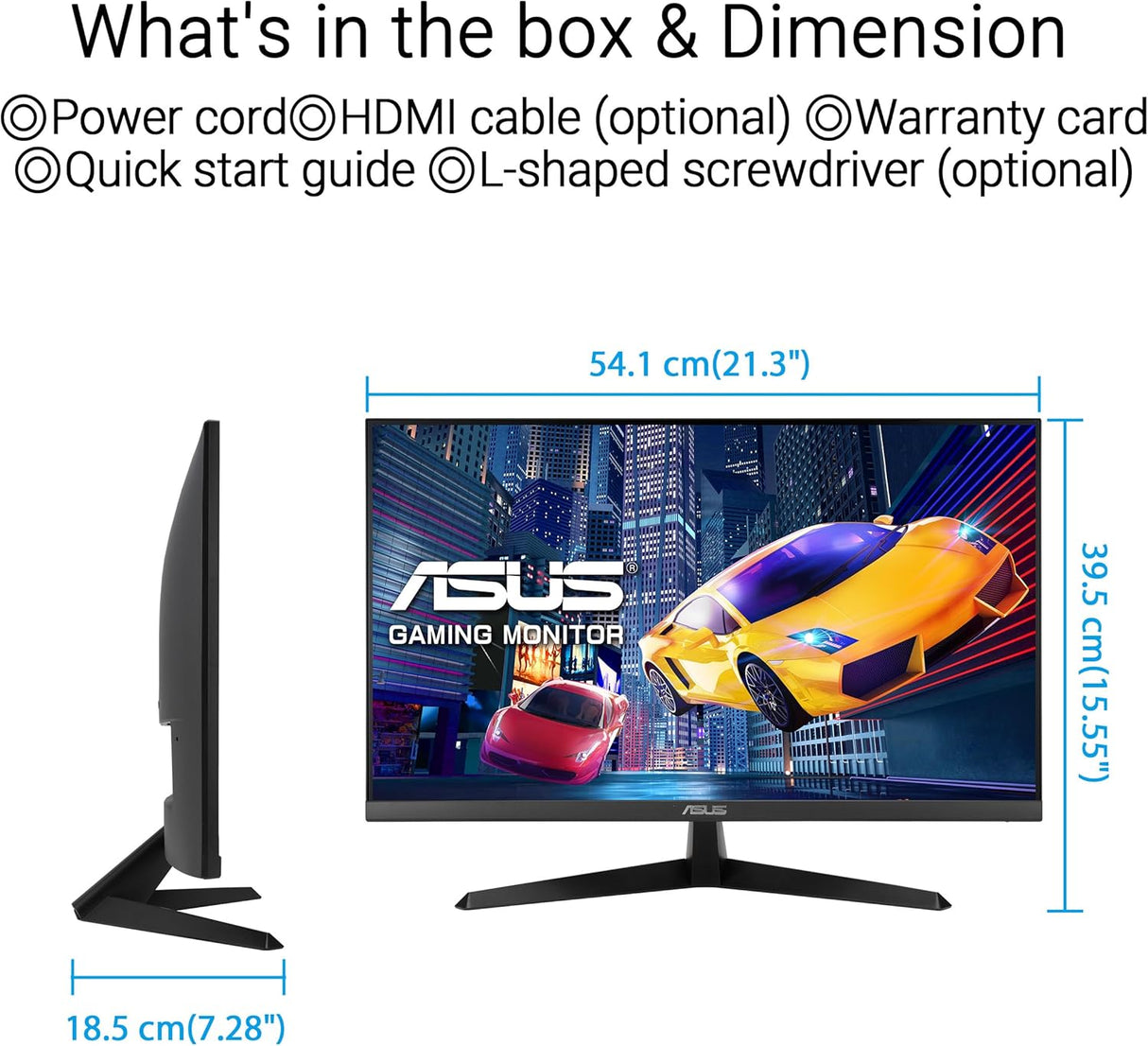 ASUS VY249HGR Eye Care Gaming Monitor