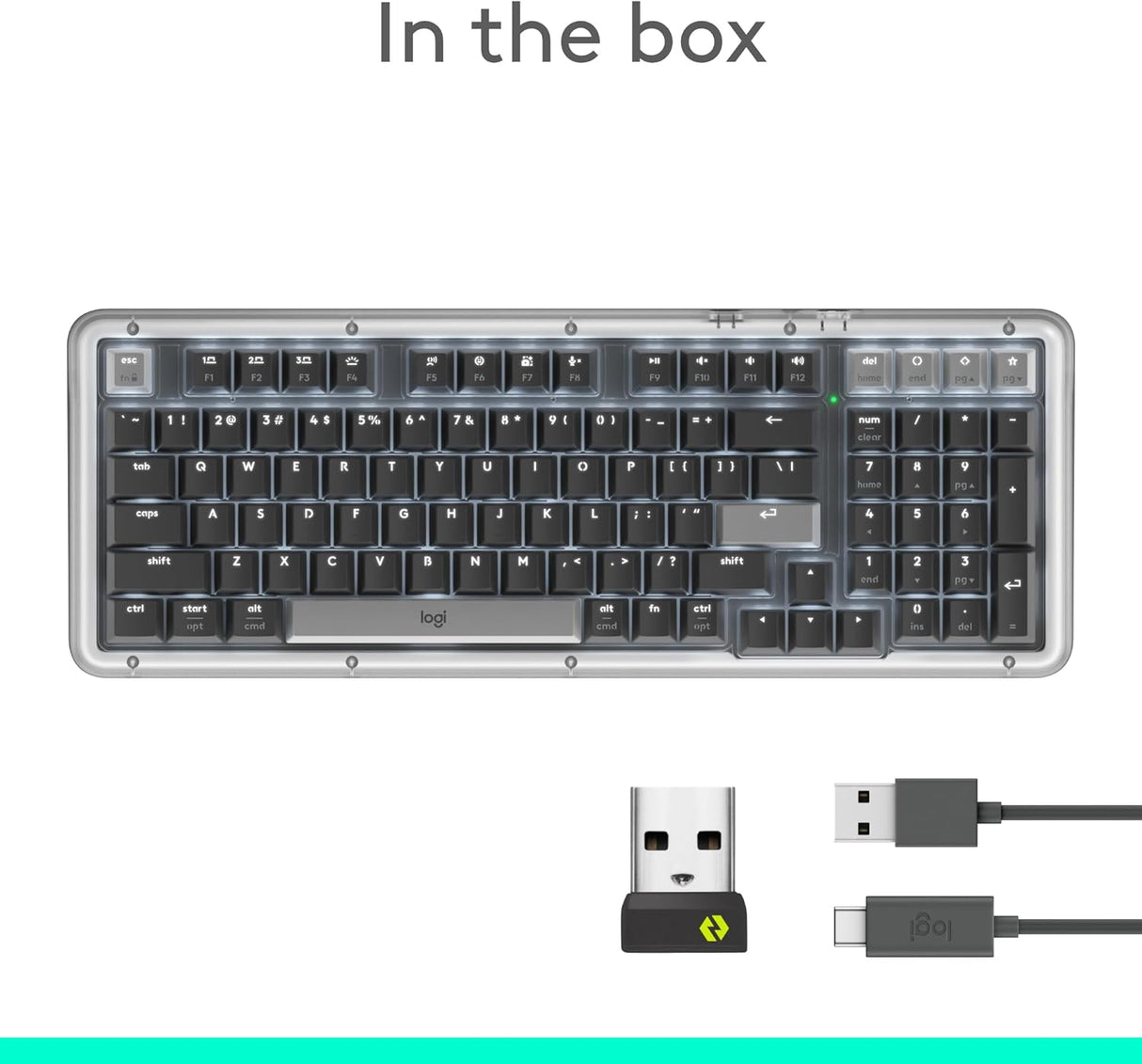 Logitech Alto Keys K98M Wireless Mechanical Keyboard - Graphite