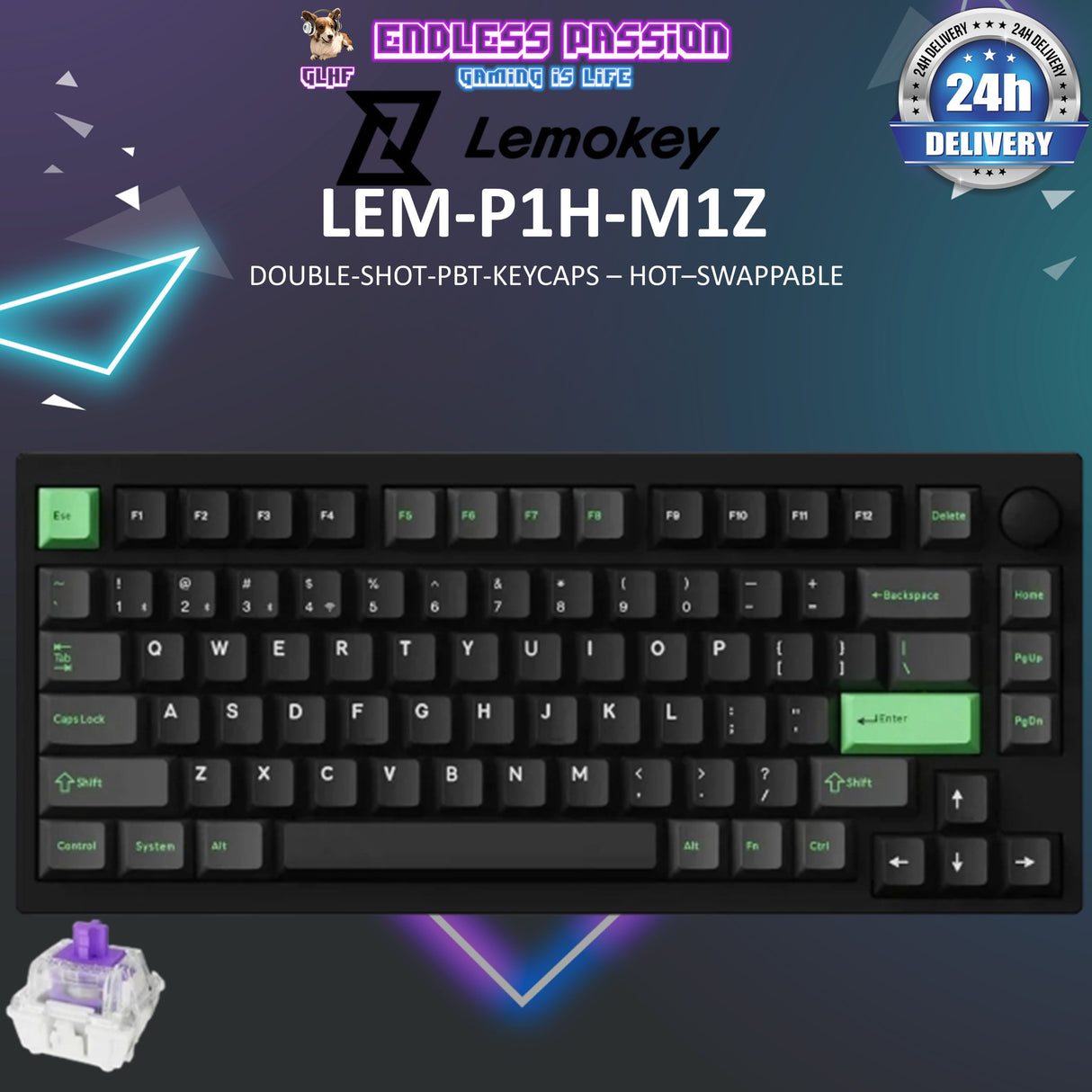 Lemokey P1 HE Wireless Magnetic Switch Custom Gaming Keyboard