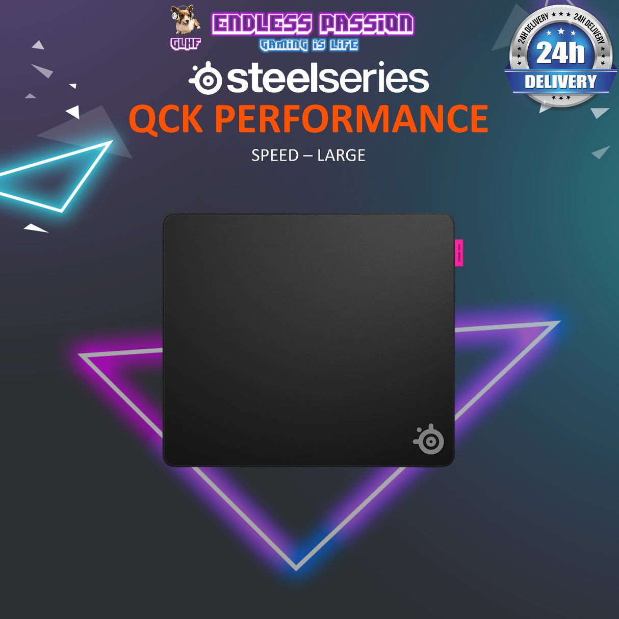 SteelSeries QCK Performance Gaming Mousepad - Available in Large / XL