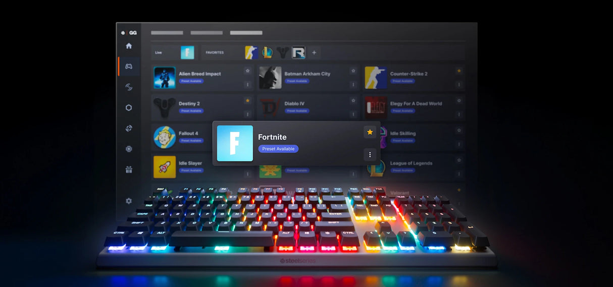 SteelSeries Apex Pro Mini Gen 3 Keyboard - OmniPoint 3.0 Adjustable HyperMagnetic switches