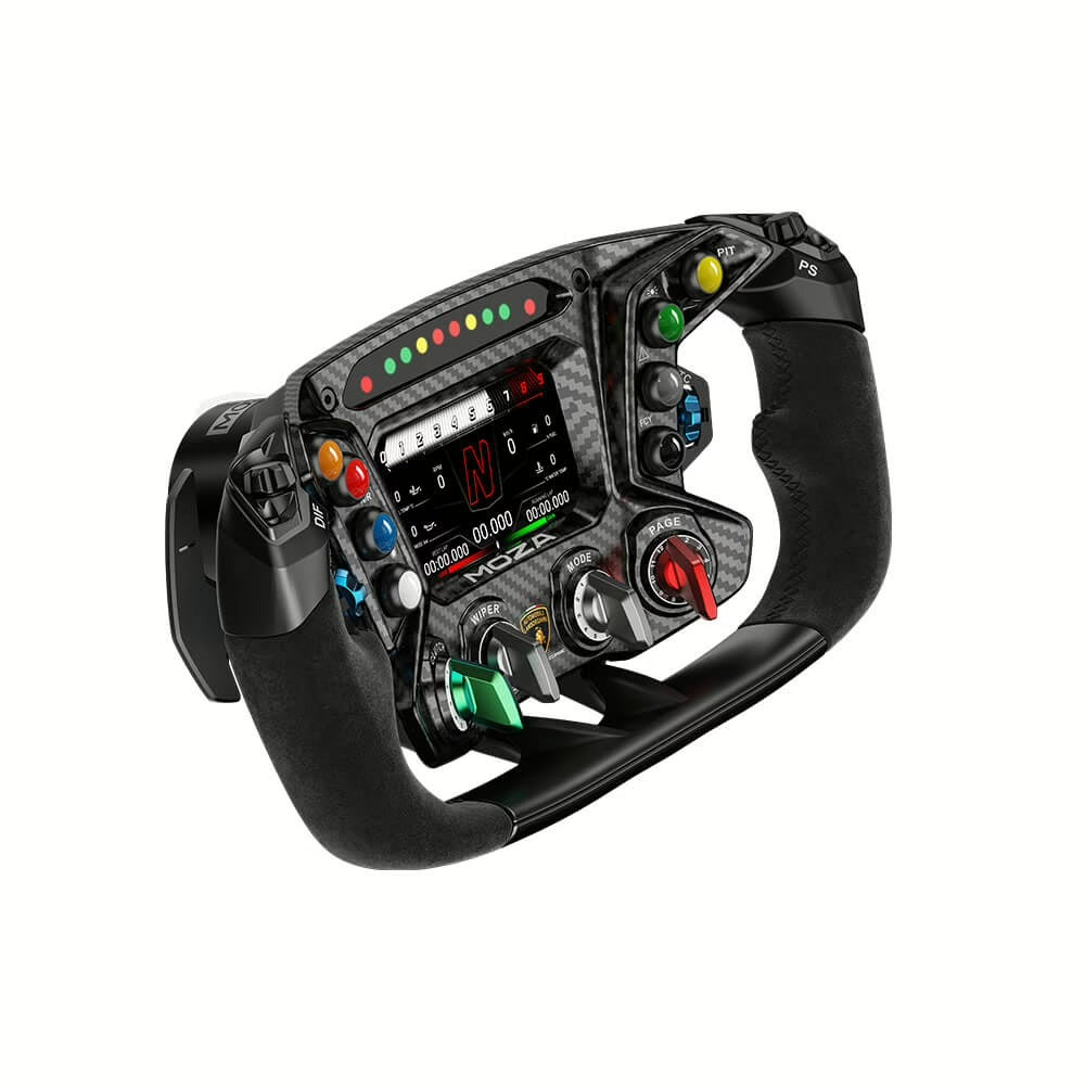 Moza Automobili Lamborghini Squadra Corse Essenza SCV12 Sim Racing Steering Wheel - RS070
