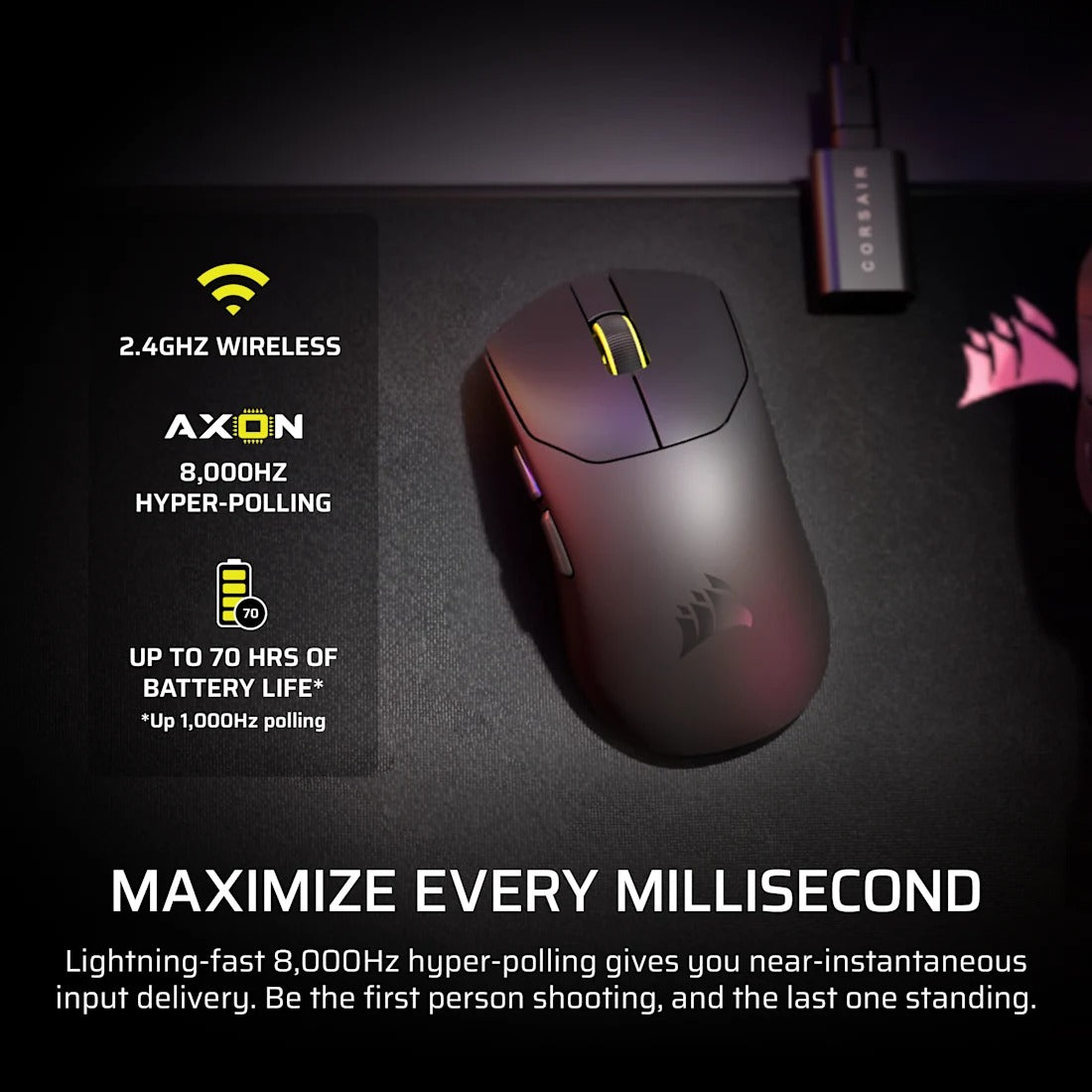 Corsair Sabre V2 Pro Ultralight Wireless Gaming Mouse