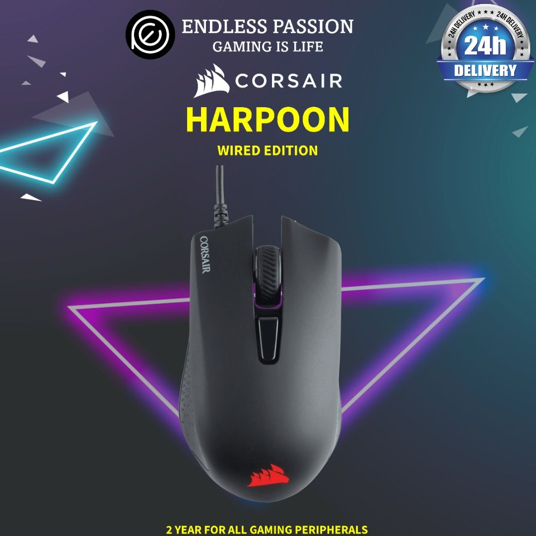 Corsair HARPOON RGB PRO Wired Gaming Mouse