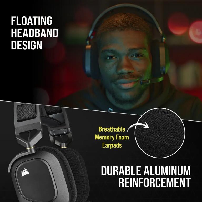Corsair HS80 RGB Wireless Premium Gaming Headset