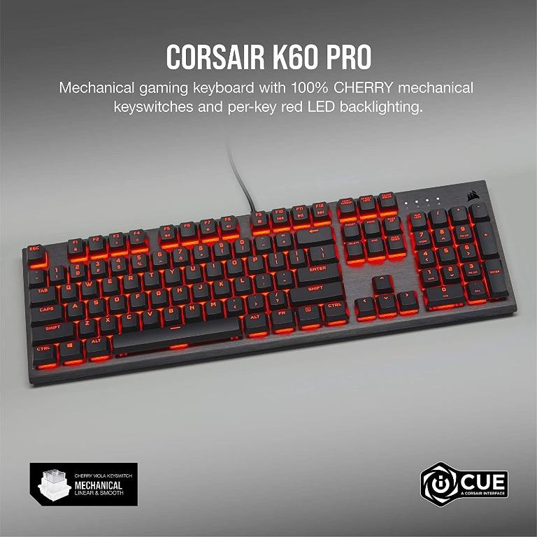 CORSAIR K60 PRO Wired Mechanical Gaming Keyboard