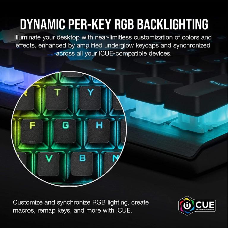 Corsair K60 RGB PRO SE Wired Mechanical Gaming Keyboard