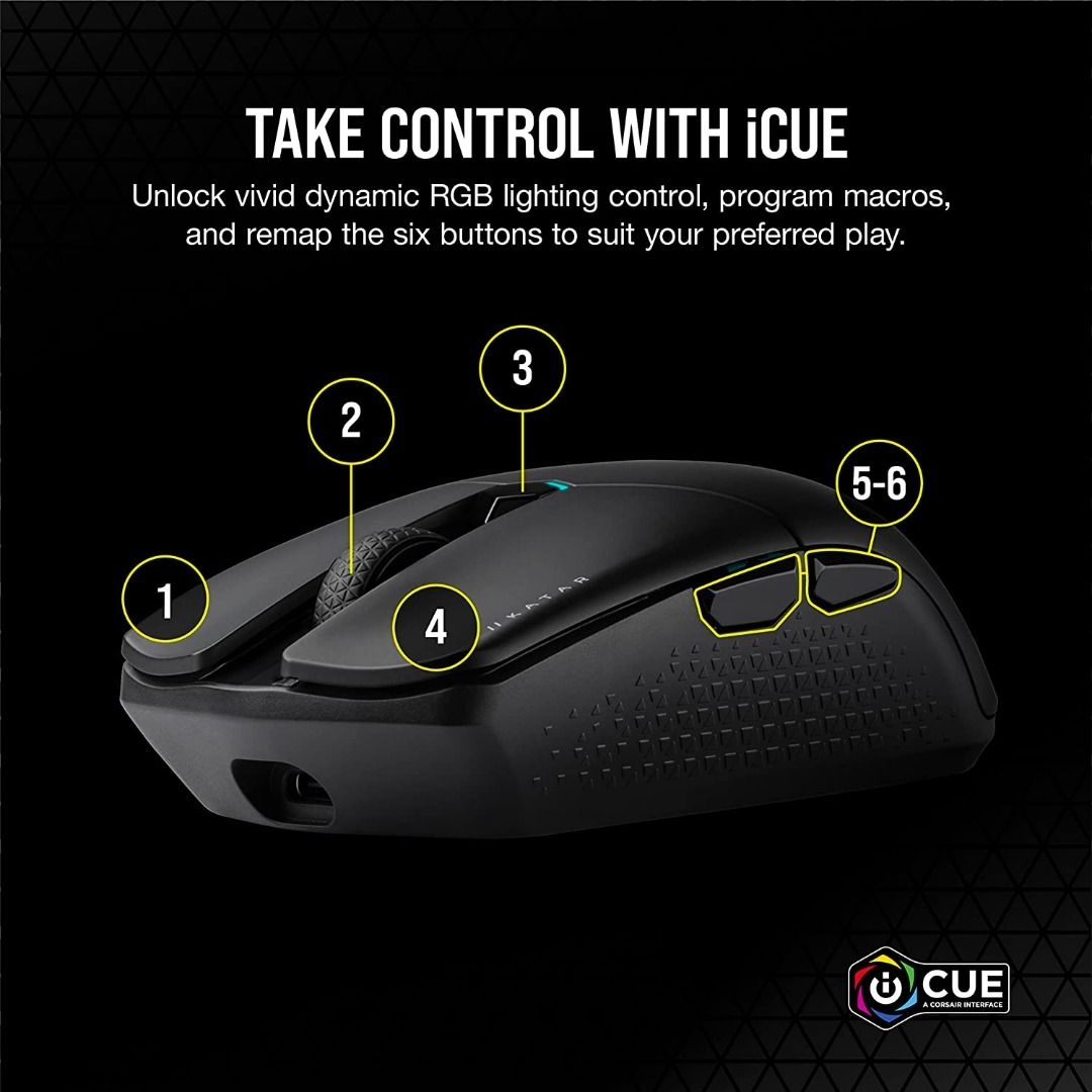 Corsair KATAR Elite Wireless Gaming Mouse