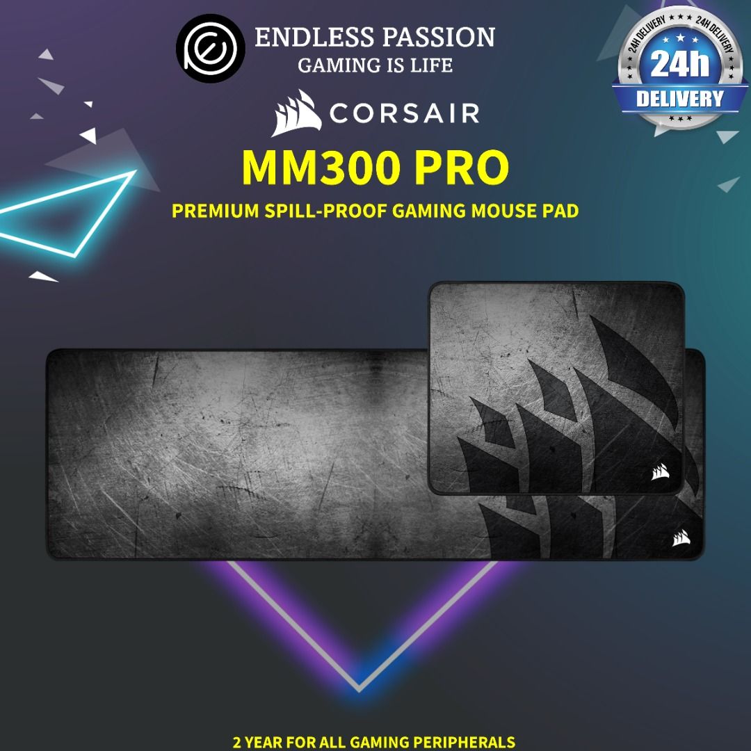 Corsair MM300 Pro Premium Spill-Proof Gaming Mouse Pad