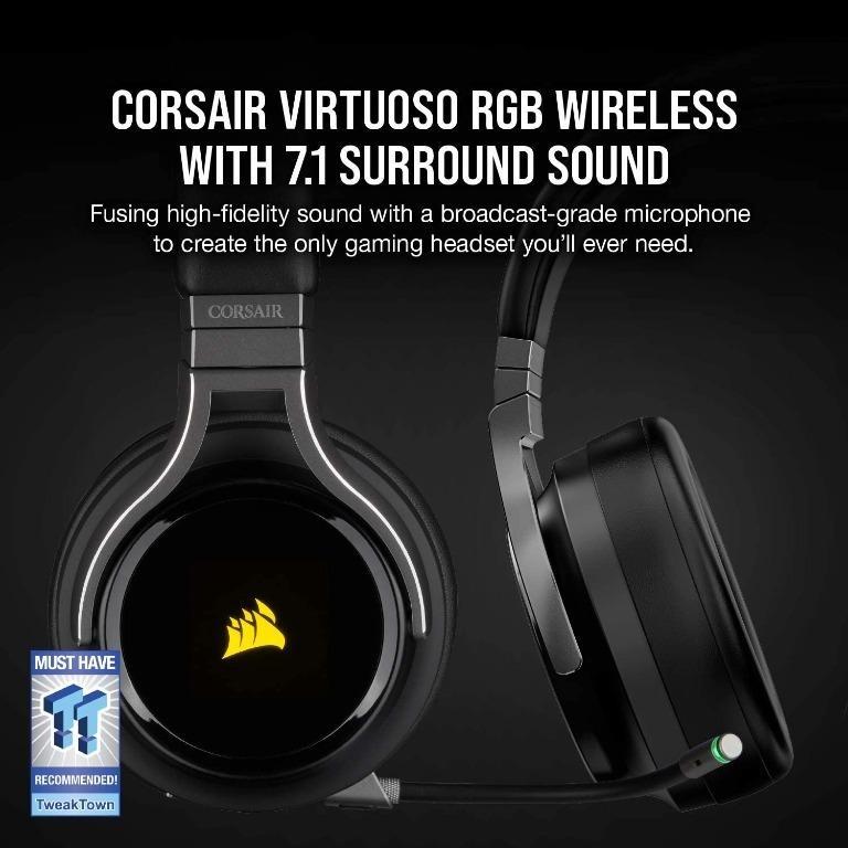 Corsair Virtuoso RGB Wireless High-Fidelity Gaming Headset
