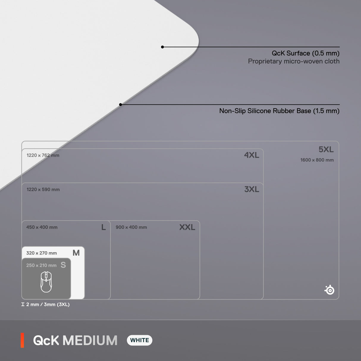 SteelSeries QCK Medium Gaming Mousepad