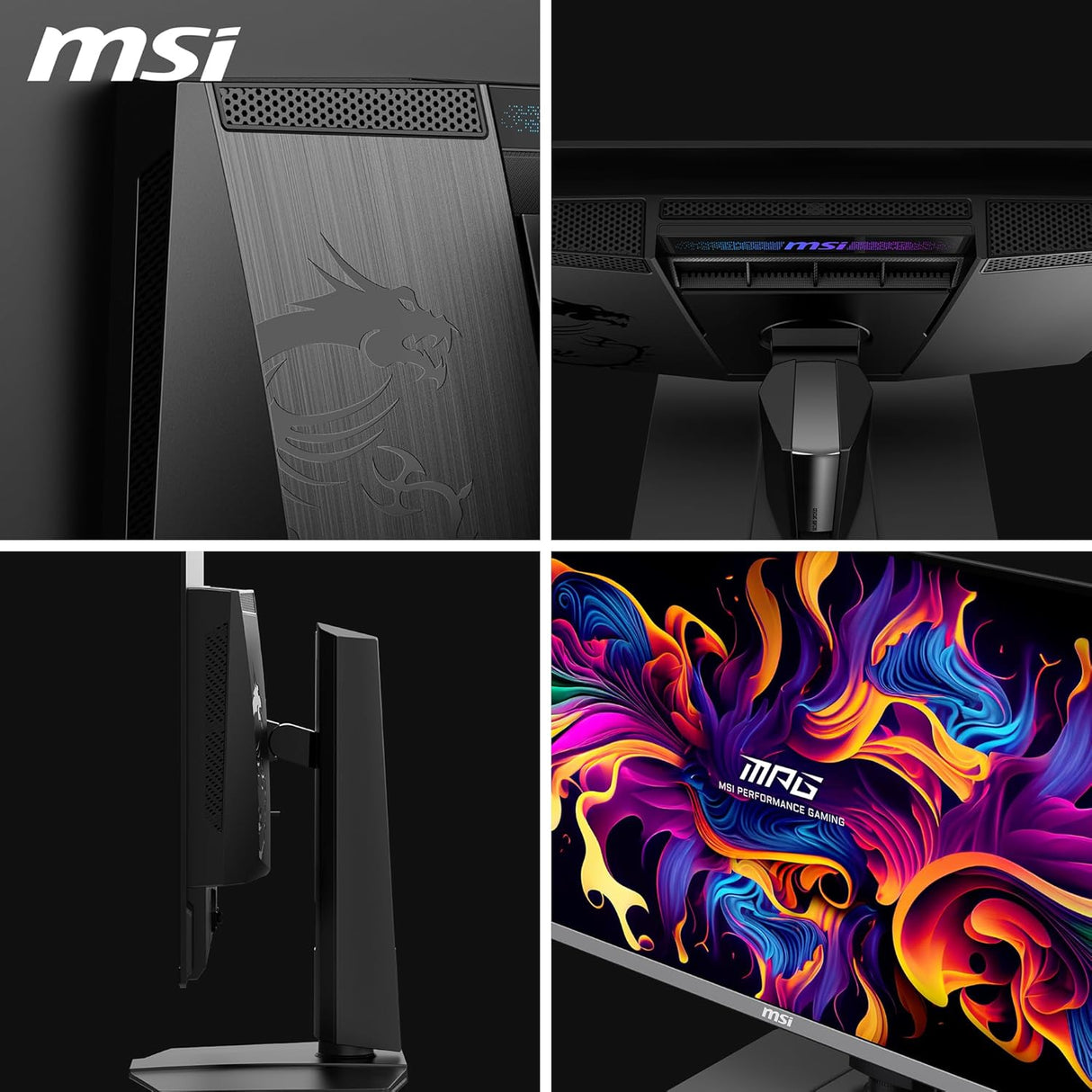 MSI MPG 272URX QD-OLED Gaming Monitor - 27 Inch 240Hz 4K UHD 0.03ms