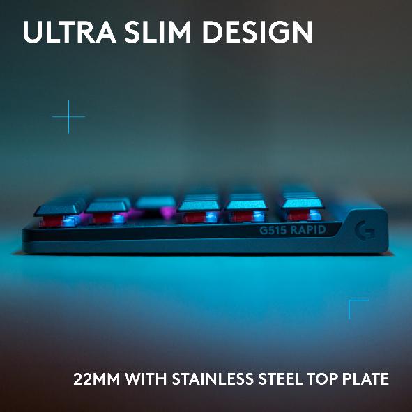 Logitech G G515 Rapid TKL Low Profile Wired Gaming Keyboard