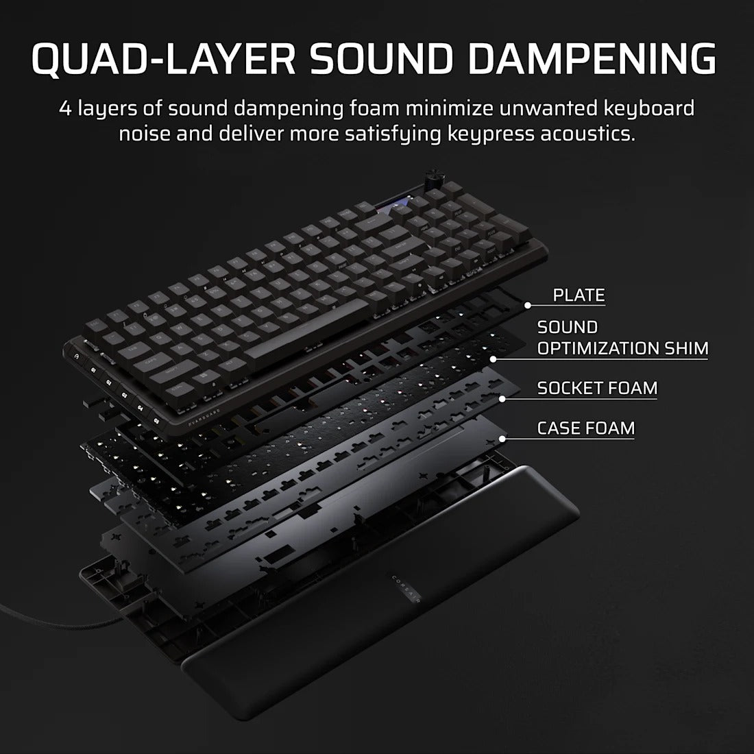 Corsair Vanguard 96 Mechanical Wired Gaming Keyboard