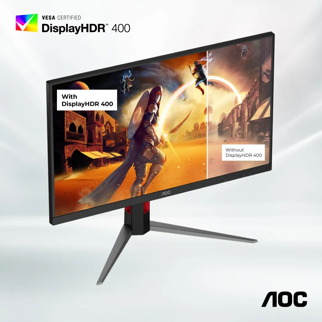 AOC U27G4 27" 160Hz/320Hz 4K/FHD Dual Refresh Rate Gaming Monitor