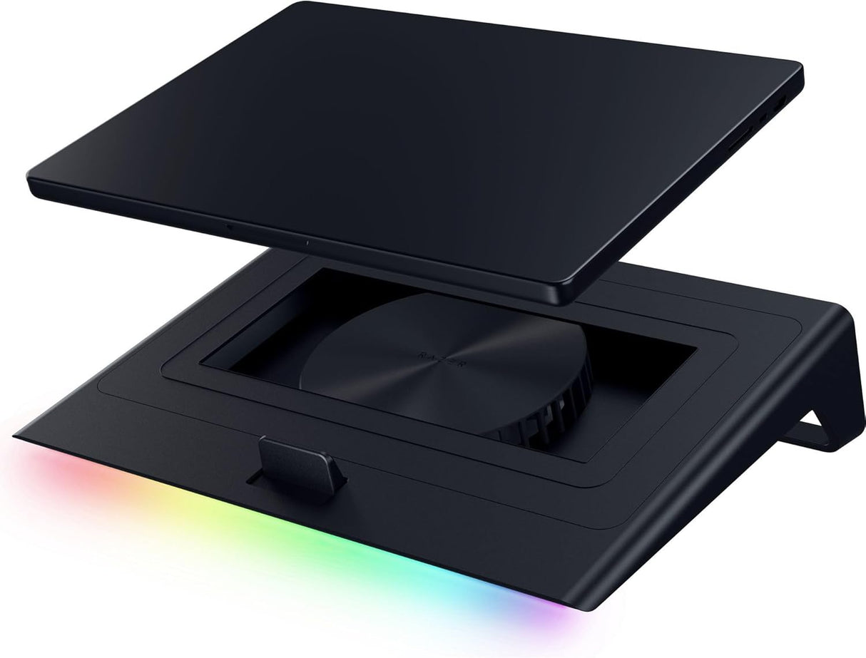 Razer Ergonomic Laptop Cooling Pad - Premium Cooling Solution for Gaming & Professional use