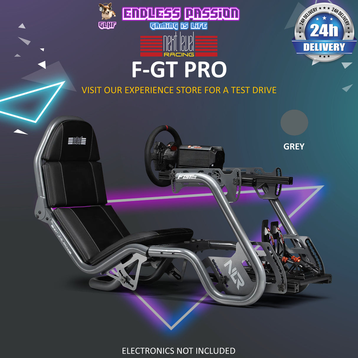 Next Level Racing F-GT Pro Racing Simulator Cockpit - NLR R002 / NLR R003