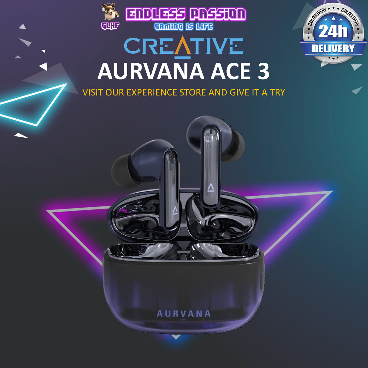 Creative Aurvana Ace 3 Premium True Wireless Earphones