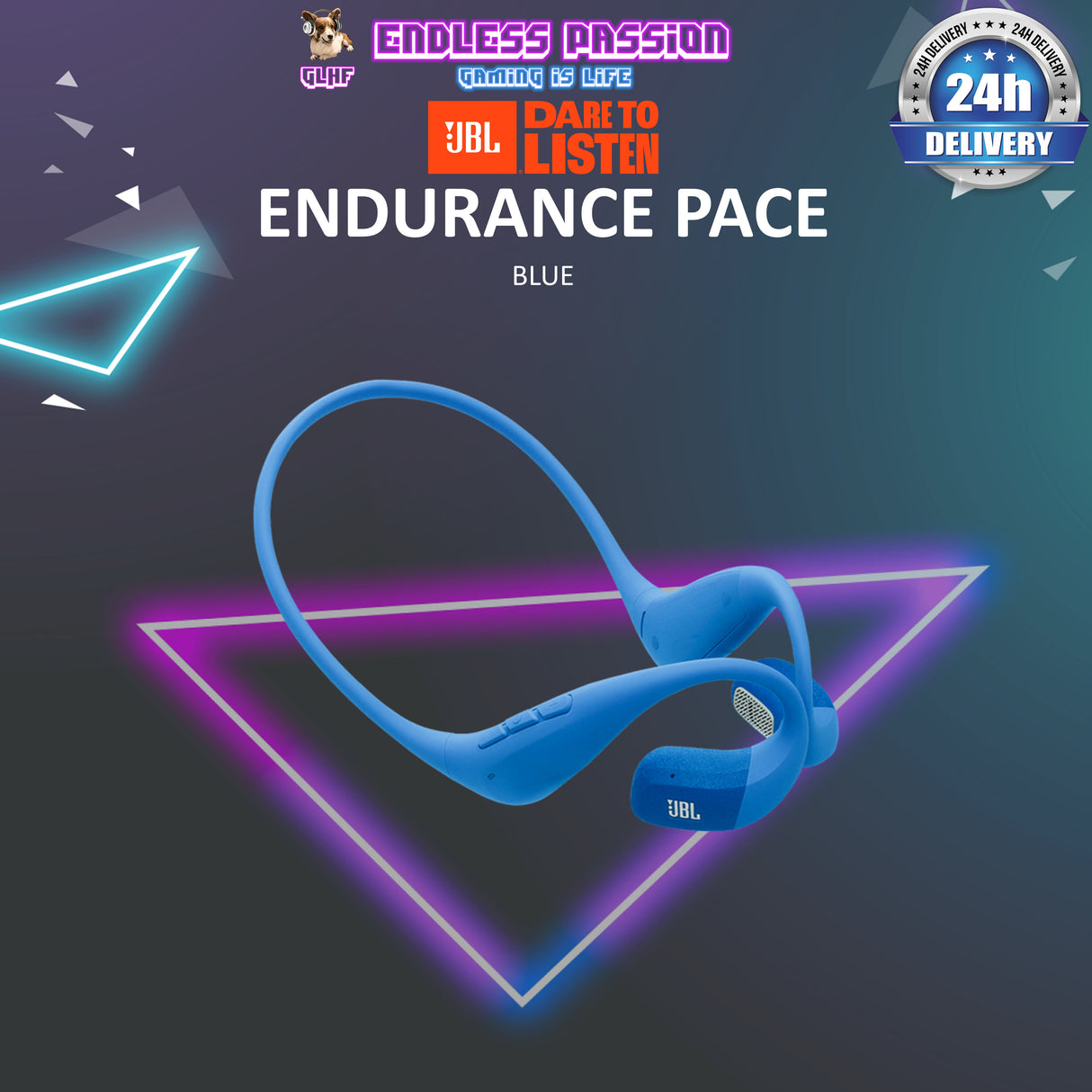 JBL Endurance Pace Open-Ear BT Neckband Earphone