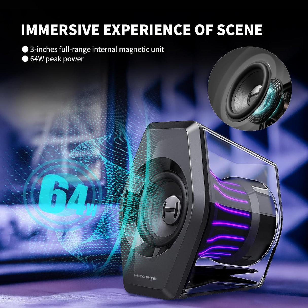Edifier G2000 Pro RGB Computer Speakers With Bluetooth
