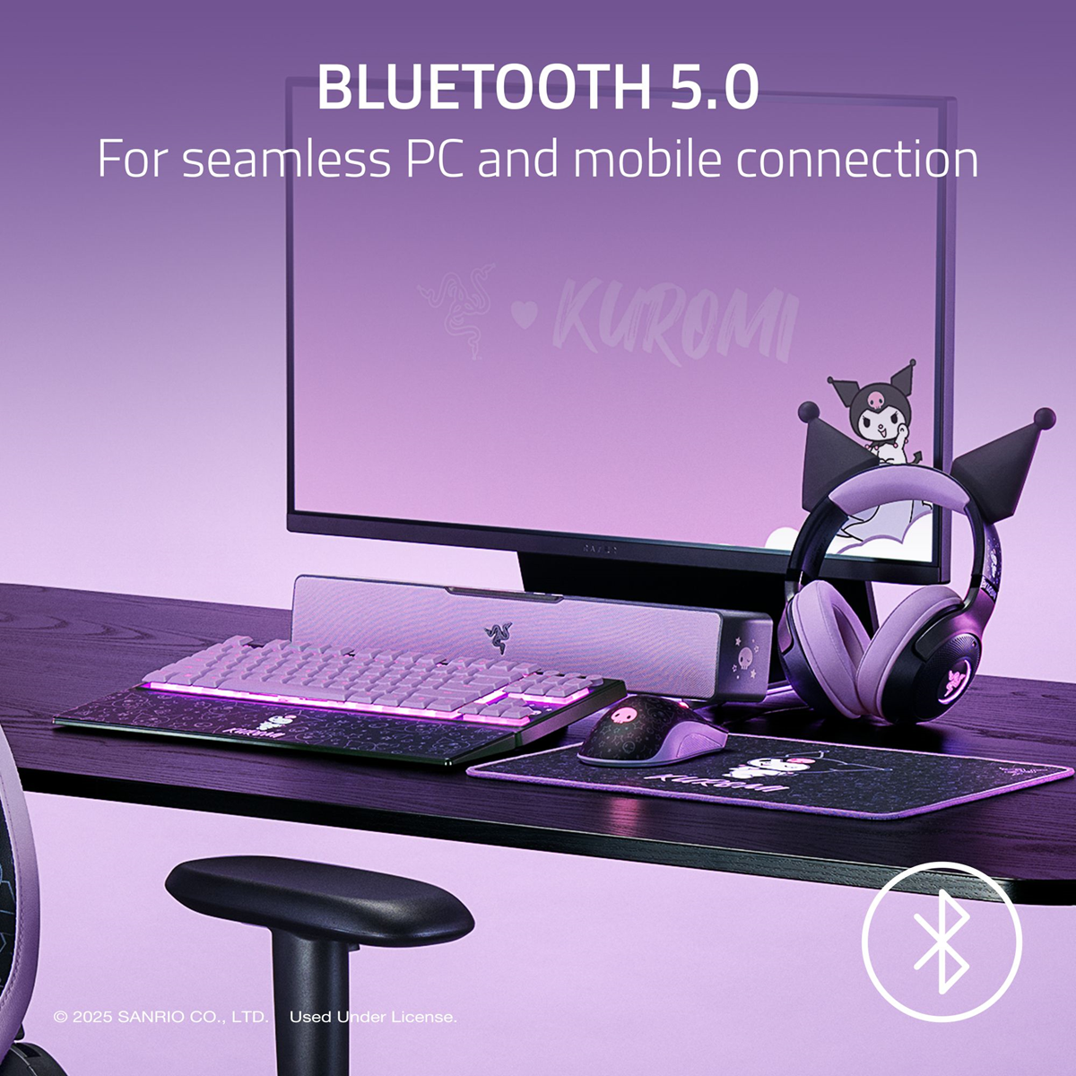 Razer Leviathan V2 X - PC Gaming Soundbar - Kuromi Edition