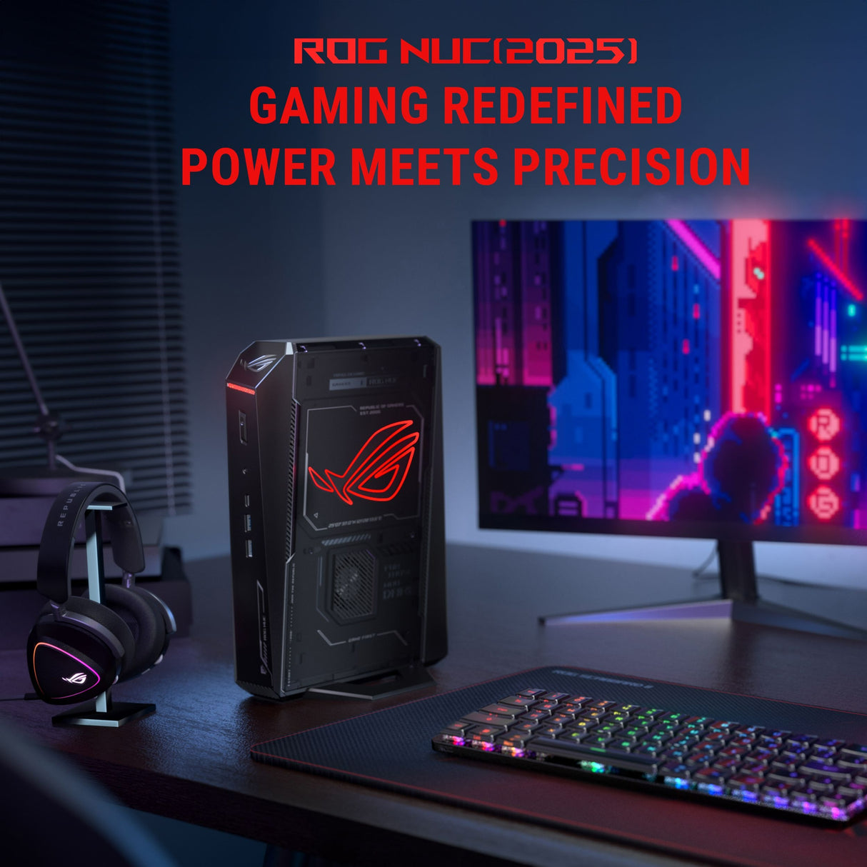 Asus ROG NUC 2025 U7-225HX RTX5060 Next-Gen Gaming Mini PC