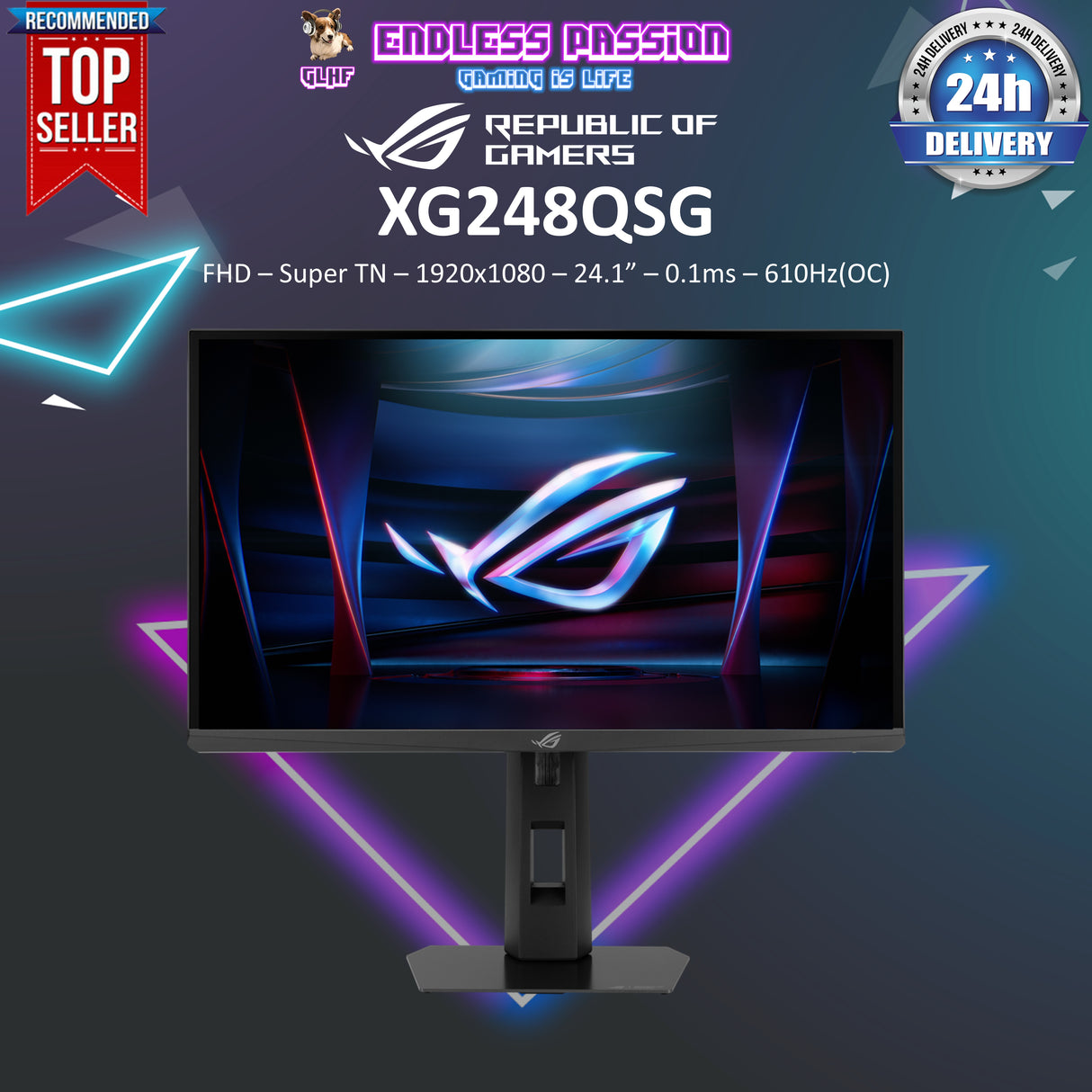 ASUS ROG Strix XG248QSG Ace Esports Gaming Monitor