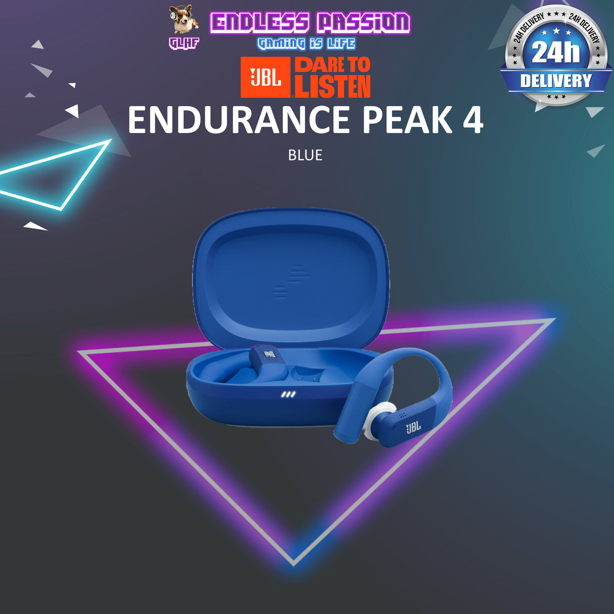 JBL Endurance Peak 4 In-Ear ANC TWS