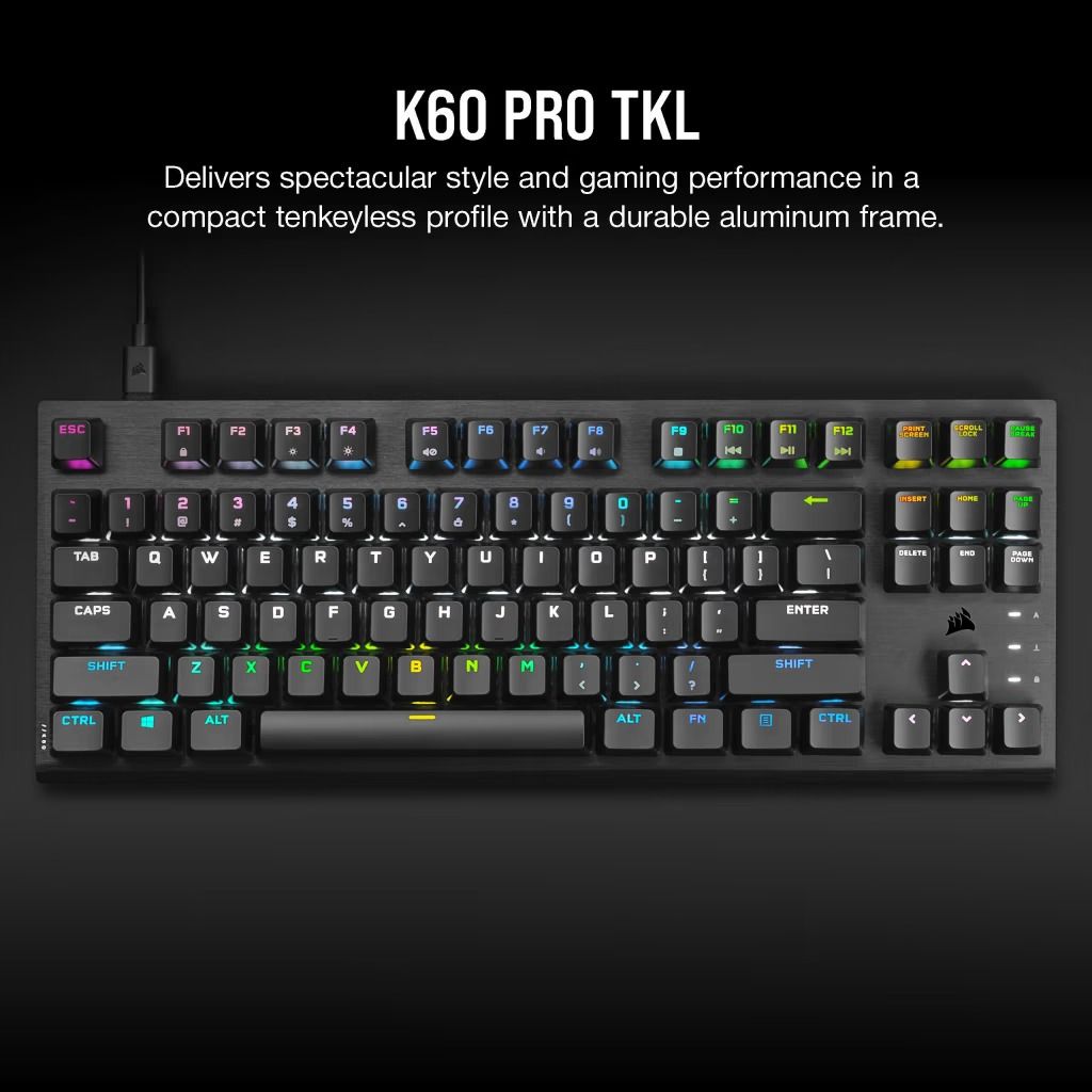Corsair K60 PRO TKL RGB Gaming Keyboard