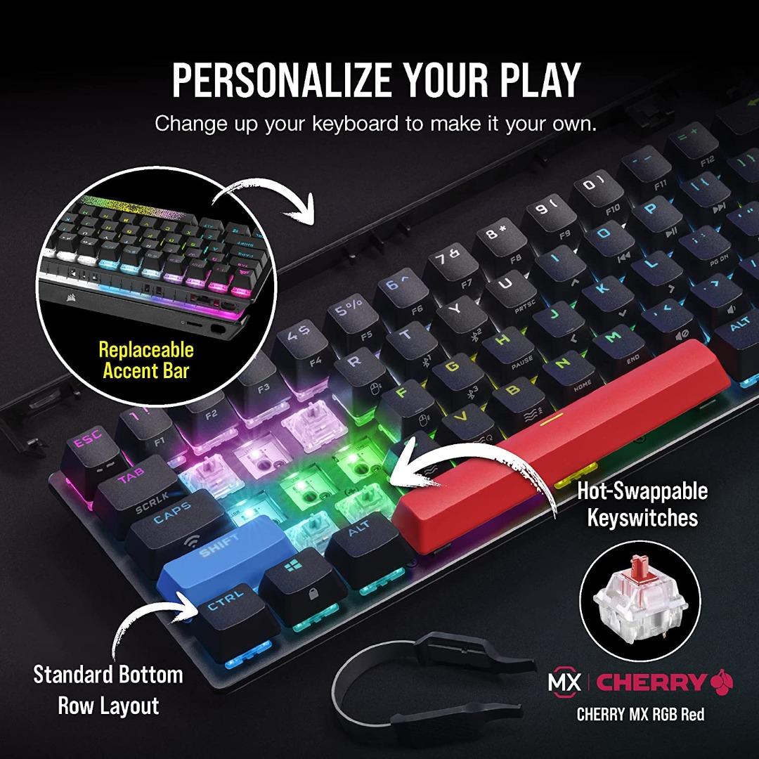Corsair K70 PRO MINI Wireless RGB 60% Mechanical Gaming Keyboard