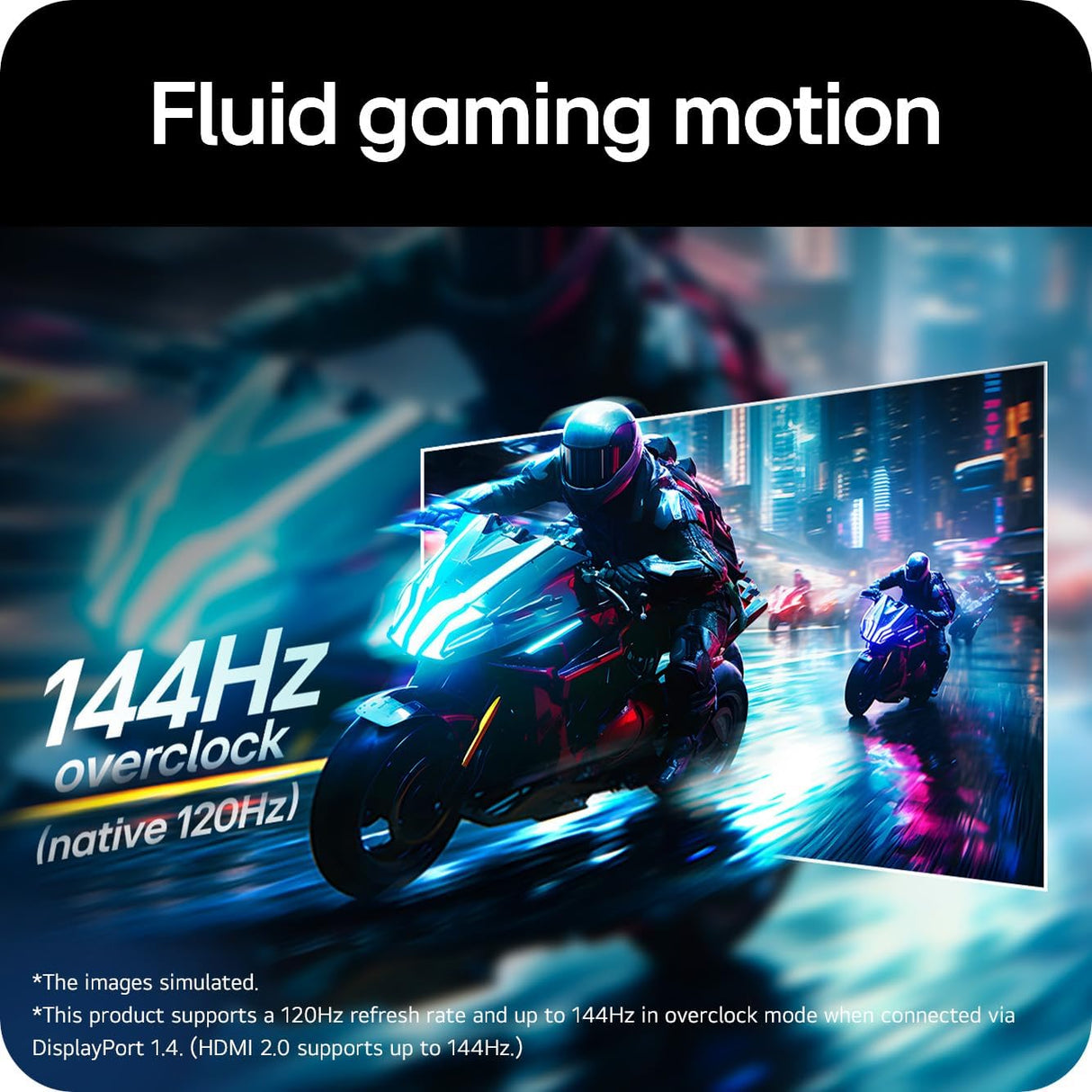 LG 27G411A-B 27-inch Ultragear Full HD (1920 x 1080) IPS Gaming Monitor, 144Hz (O/C), 1ms MBR