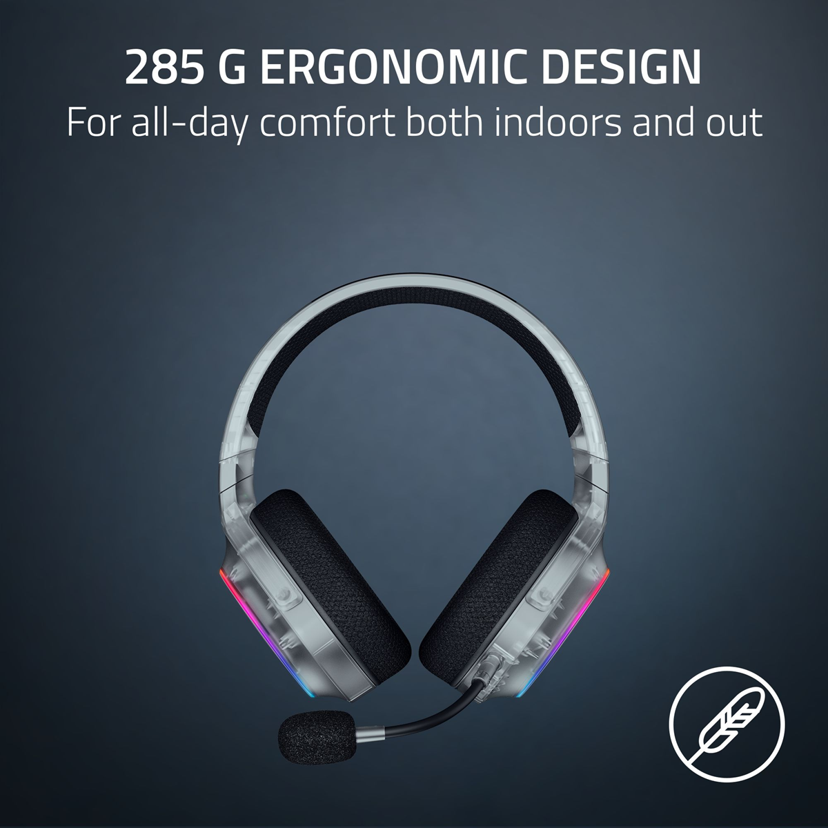 Razer Barracuda X Chroma - Wireless Multi-Platform Gaming and Mobile Headset - Phantom White Edition