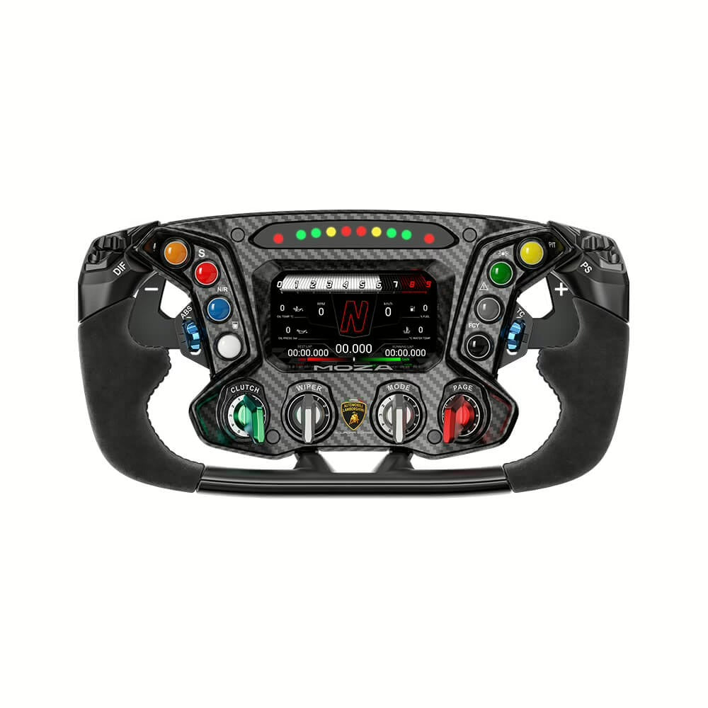 Moza Automobili Lamborghini Squadra Corse Essenza SCV12 Sim Racing Steering Wheel - RS070