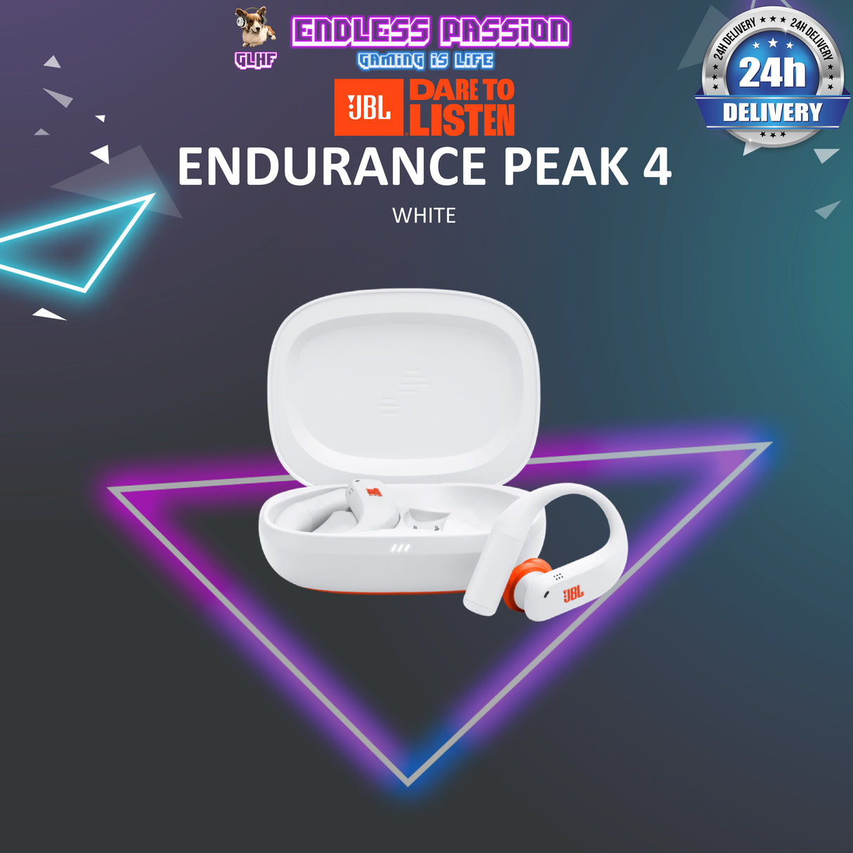 JBL Endurance Peak 4 In-Ear ANC TWS