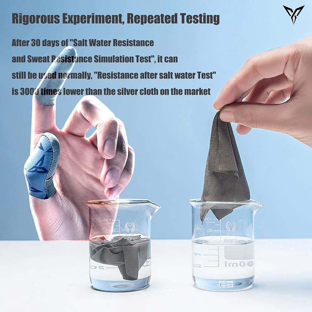 Flydigi P1 Lite Silver-Cloth Mobile Gaming Finger Sleeve