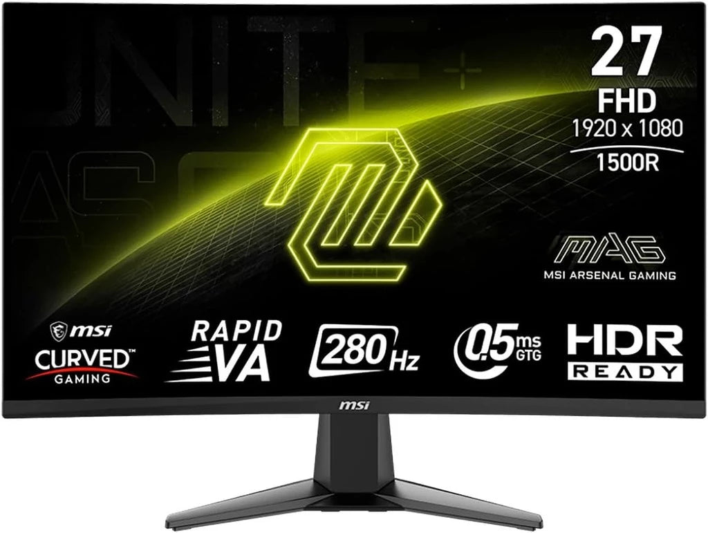 MSI MAG 276CXF 27" FHD VA 280Hz 0.5ms Curved Gaming Monitor