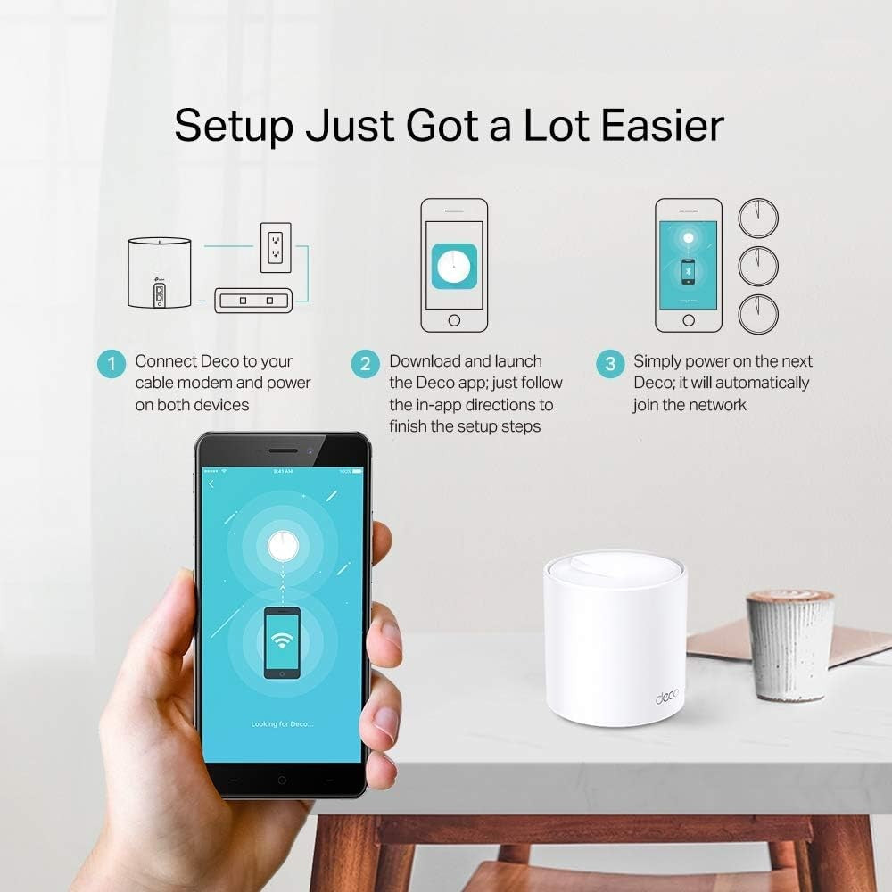 TP Link Deco X20 AX1800 Whole Home Mesh Wi-Fi System