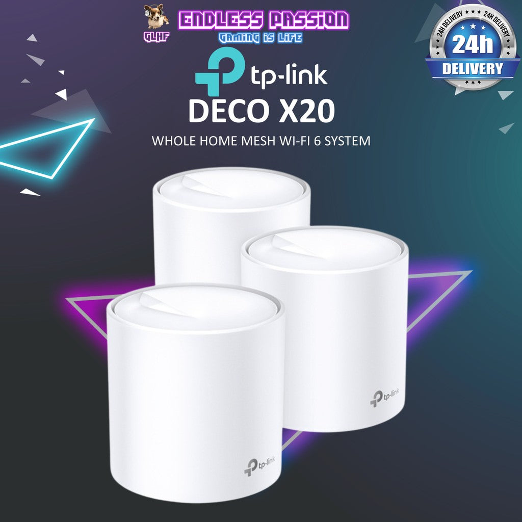 TP Link Deco X20 AX1800 Whole Home Mesh Wi-Fi System