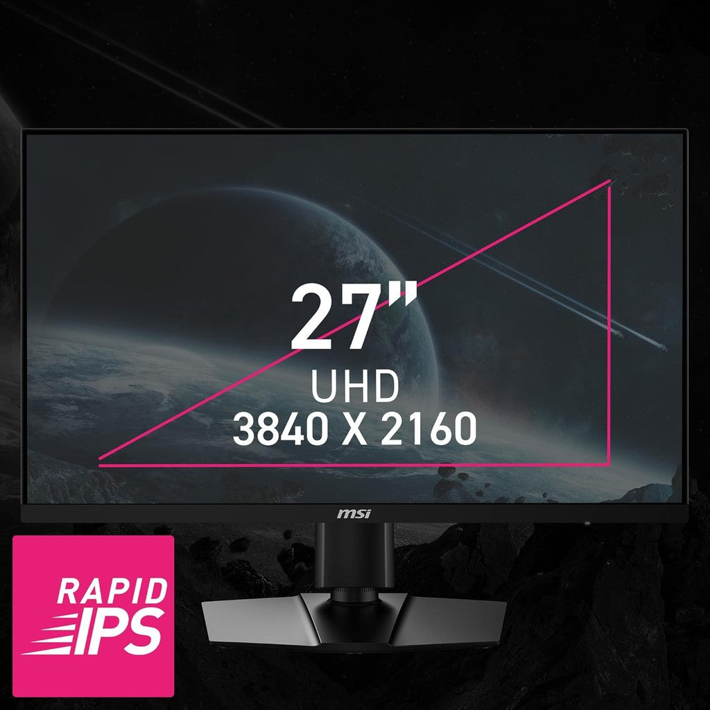 MSI MPG 274URF QD Gaming Monitor - 27" UHD RAPID IPS 160Hz 0.5ms (GTG, Min.)