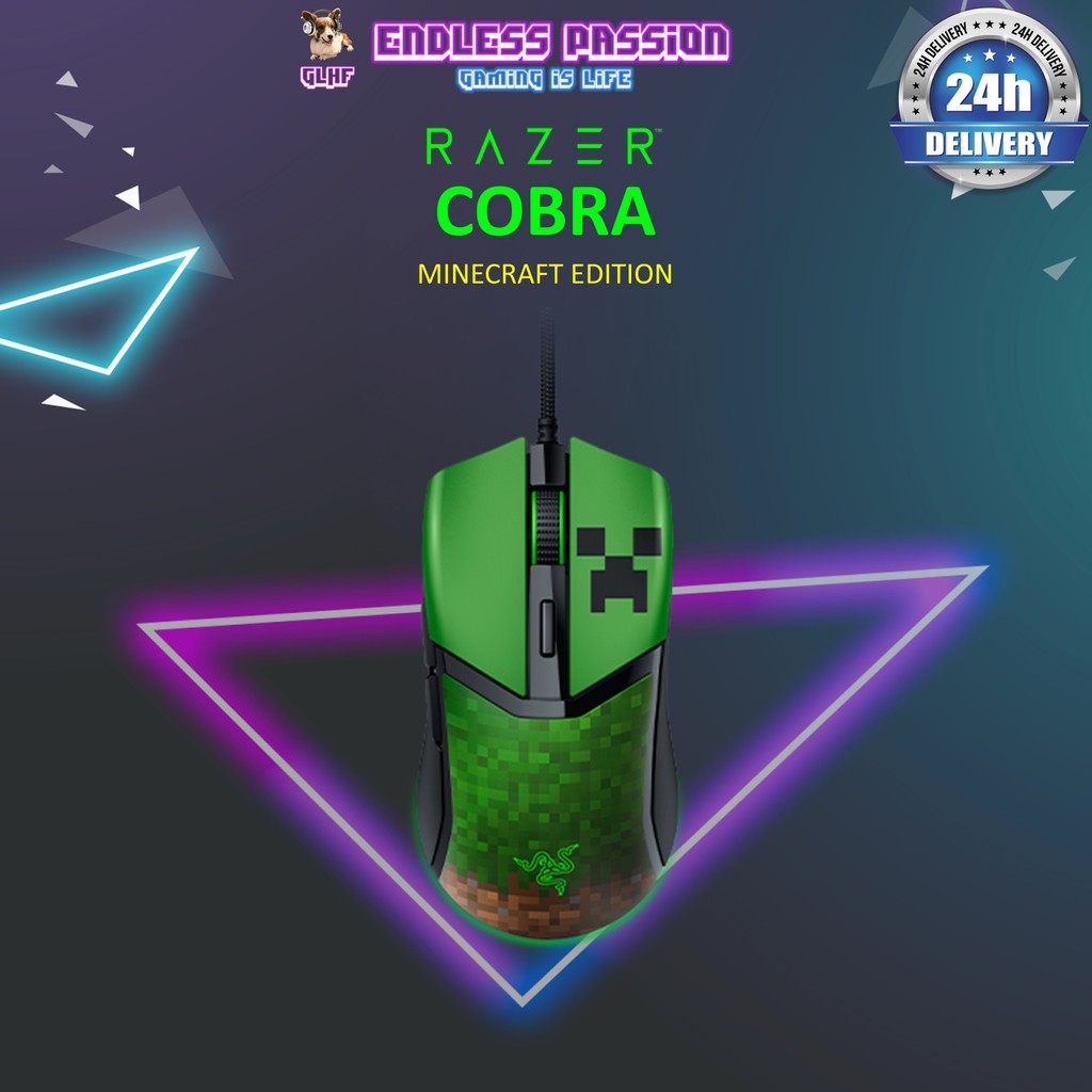 Razer Cobra Minecraft Edition Wired Gaming Mouse