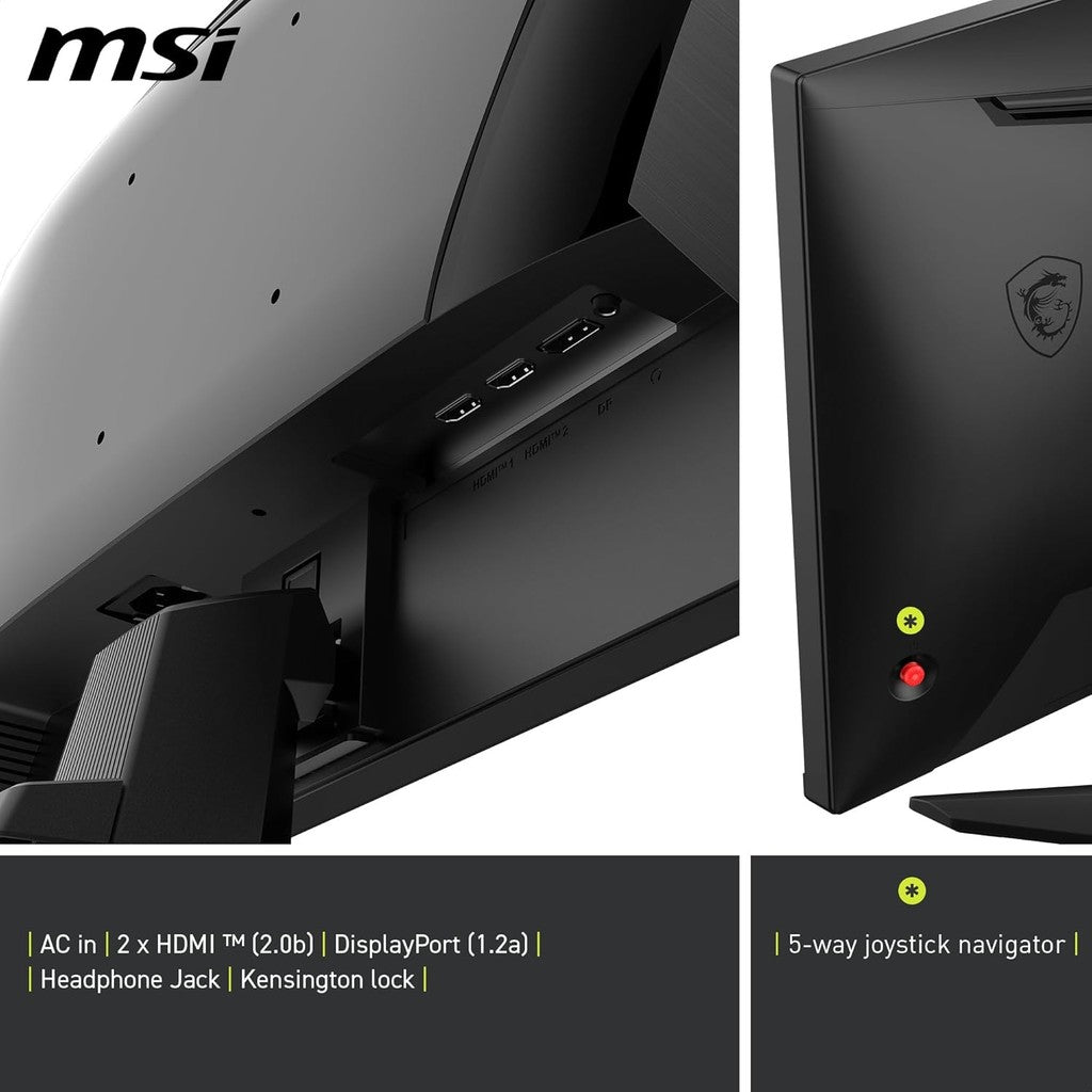 MSI MAG 255F E20 Gaming Monitor - 25" FHD RAPID IPS 200Hz 0.5ms (GTG, Min)
