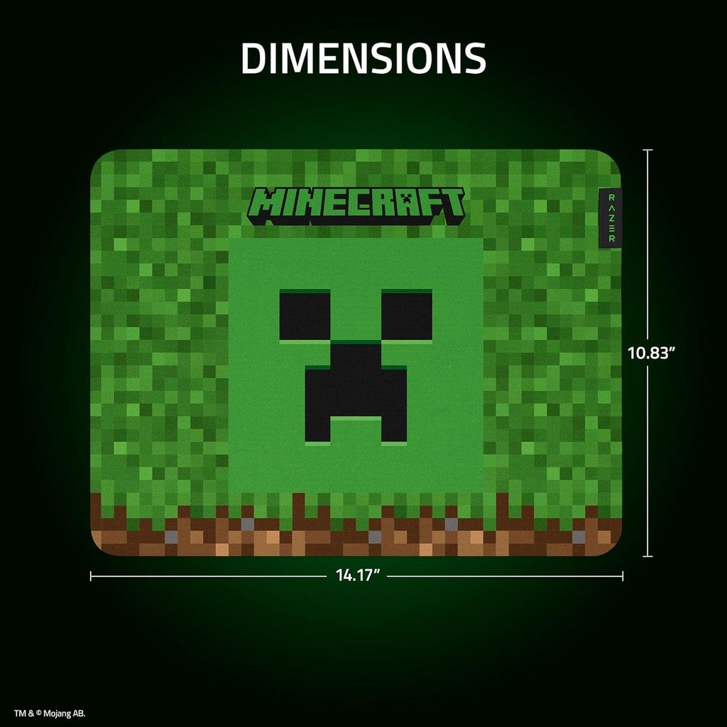 Razer Gigantus V2 - Soft Gaming Mouse Mat - Medium - Minecraft Edition